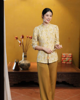 Áo bà ba tơ tằm