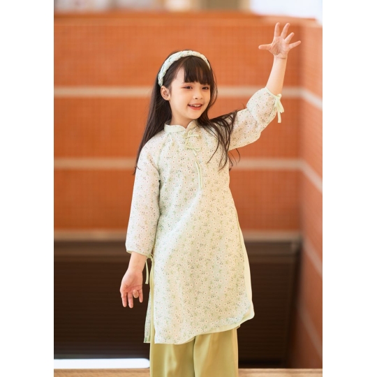 Áo dài in họa tiết